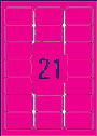 RL21 Flourescent Pink Address Labels