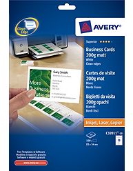 C32011 Avery Inkjet/Laser Business Cards