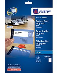 C32015 Avery Inkjet Matt Double Sided Business Cards