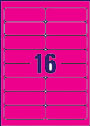 RL16 Magenta Address Labels