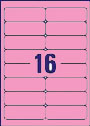 RL16 Pink Address Labels