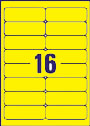 RL16 Yellow Address Labels